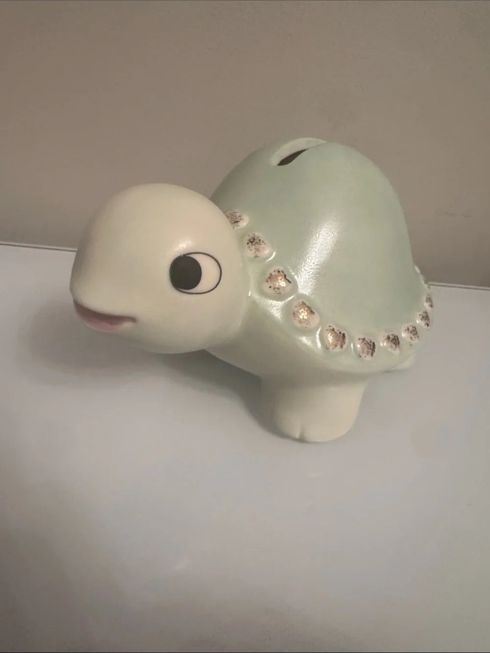 Lenox Baby Green Turtle Piggy Bank and 5x7 in Photo Frame Set